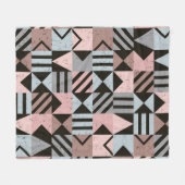 Couverture Polaire Motif géométrique 29 (Devant (Horizontal))