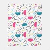 Couverture Polaire Motif géométrique 5 (Devant)