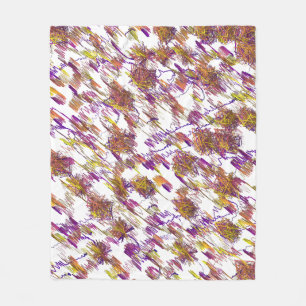Couverture Polaire Motif Géométrique Abstrait