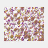 Couverture Polaire Motif Géométrique Abstrait (Devant (Horizontal))