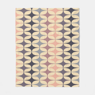Couverture Polaire Motif géométrique Abstrait des triangles rétro