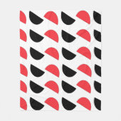 Couverture Polaire Motif géométrique Abstrait moderne (Devant)