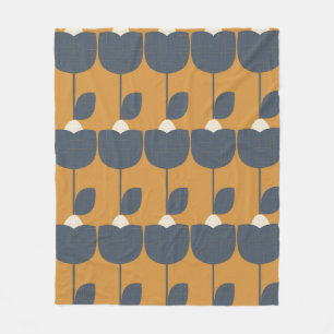 Couverture Polaire Motif géométrique abstrait moderne et transparent