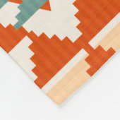 Couverture Polaire motif géométrique Abstrait sans couture, amérique  (Coin)