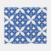 Couverture Polaire motif géométrique Abstrait sans couture en scandin (Devant (Horizontal))