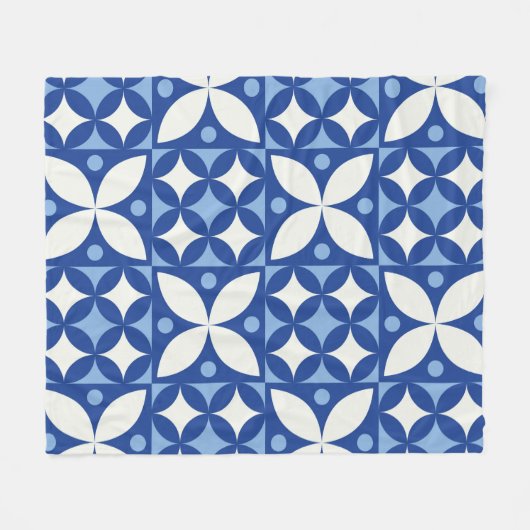 Couverture Polaire motif géométrique Abstrait sans couture en scandin (Devant (Horizontal))