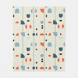 Couverture Polaire motif géométrique Abstrait sans couture inspiré de