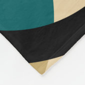 Couverture Polaire motif géométrique Abstrait. Style memphis sans fai (Coin)