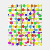 Couverture Polaire Motif géométrique aléatoire (Devant)