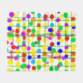 Couverture Polaire Motif géométrique aléatoire (Devant (Horizontal))