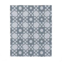 Motif géométrique Carré Croix gris ardoise