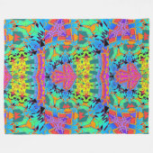 Couverture Polaire Motif géométrique Chaos (Devant (Horizontal))
