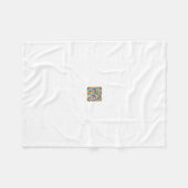 Couverture Polaire Motif géométrique coloré (Devant (Horizontal))
