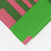 Couverture Polaire Motif Géométrique Coloré (Coin)