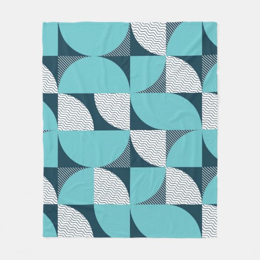 Couverture Polaire Motif géométrique créatif (Devant)