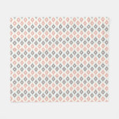 Couverture Polaire Motif géométrique dans le style aztèque (Devant (Horizontal))