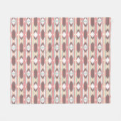 Couverture Polaire Motif géométrique dans le style aztèque 2 (Devant (Horizontal))