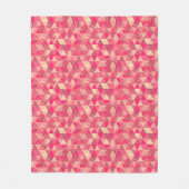 Couverture Polaire Motif géométrique de fleur (Devant)