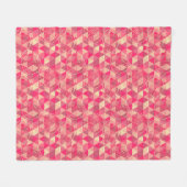 Couverture Polaire Motif géométrique de fleur (Devant (Horizontal))