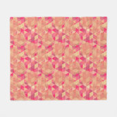 Couverture Polaire Motif géométrique de fleur (Devant (Horizontal))