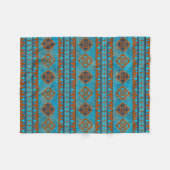 Couverture Polaire Motif géométrique de Southwest Mountain Peaks (Devant (Horizontal))