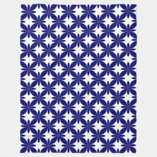 Couverture Polaire Motif géométrique de teinture Shibori