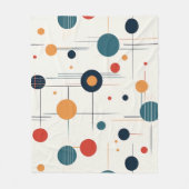 Couverture Polaire Motif géométrique du milieu du siècle (Devant)