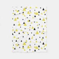 Motif géométrique jaune et noir Personnalisé