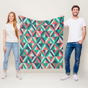 Couverture Polaire Motif géométrique moderne de la moitié du sièc