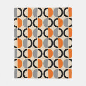Couverture Polaire Motif géométrique moderne du milieu du siècle (Devant)
