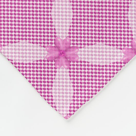 Couverture Polaire Motif géométrique rose Gold Circle (Coin)