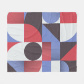 Couverture Polaire Motif géométrique simple Abstrait (Devant (Horizontal))