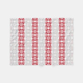 Couverture Polaire Motif géométrique SUN du matin letton II (Devant (Horizontal))