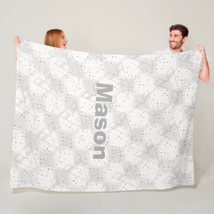 Couverture Polaire Motif géométrique Tepee de la chambre du garçon pe