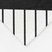 Couverture Polaire Motif géométrique transparent avec formes abstrait (Coin)