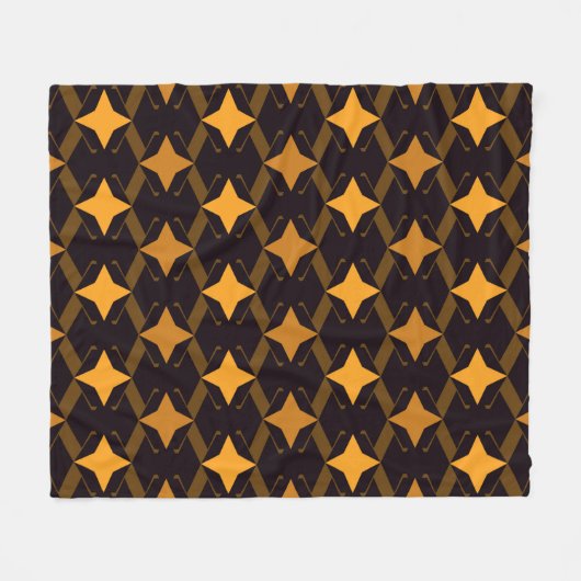 Couverture Polaire Motif géométrique transparent. Surface de style mi (Devant (Horizontal))