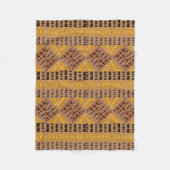 Couverture Polaire motif géométrique tribal africain ethnique (Devant)