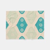 Couverture Polaire Motif géométrique vintage (Devant (Horizontal))