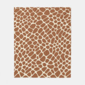 Couverture Polaire Motif Giraffe (Devant)