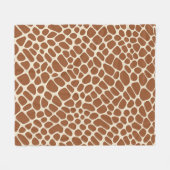Couverture Polaire Motif Giraffe (Devant (Horizontal))