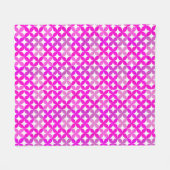 Couverture Polaire Motif Gradient Géométrique sans couture (Devant (Horizontal))
