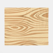 COUVERTURE POLAIRE MOTIF GRAIN EN BOIS (Devant (Horizontal))