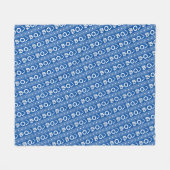 Couverture Polaire Motif graphique de style Edo Kamawanu (Devant (Horizontal))