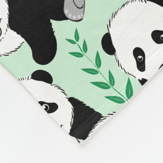 Couverture Polaire Motif graphique Panda Bears (Coin)