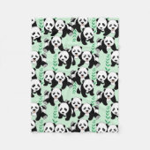 Couverture Polaire Motif graphique Panda Bears (Devant)