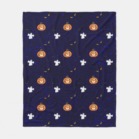 Couverture Polaire Motif Halloween (Devant)
