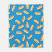 Couverture Polaire Motif Hotdogs de restauration rapide (Devant)