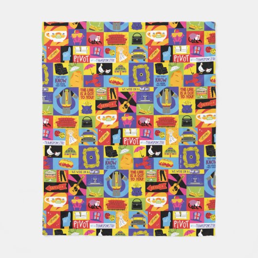 Couverture Polaire Motif Iconic FRIENDS™ (Devant)