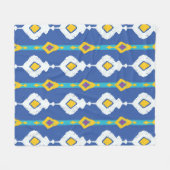 Couverture Polaire Motif Ikat sans soudure (Devant (Horizontal))