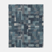 Couverture Polaire Motif industriel Abstrait (Devant)